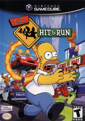 Simpsons, The - Hit & Run box cover front